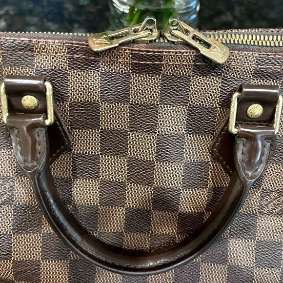 Louis Vuitton Speedy Bandoulière 30 Damier Ebene - 💯 Authentic- 2012 - Picture 4 of 16